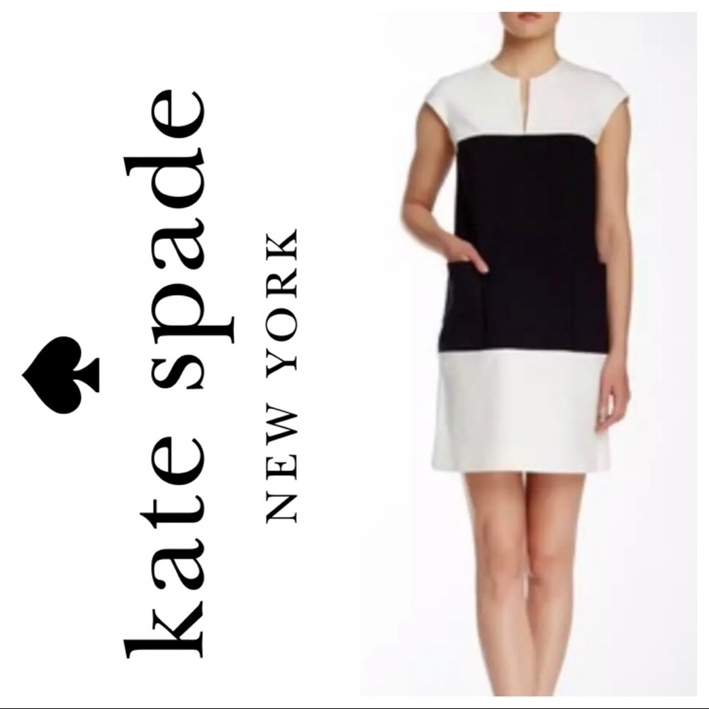 COPY - ♠️Kate Spade Hana Colorblock Cap Sleeve Dress